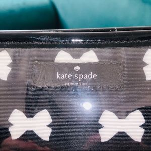Kate Spade bows Heddy cosmetic pouch makeup bag